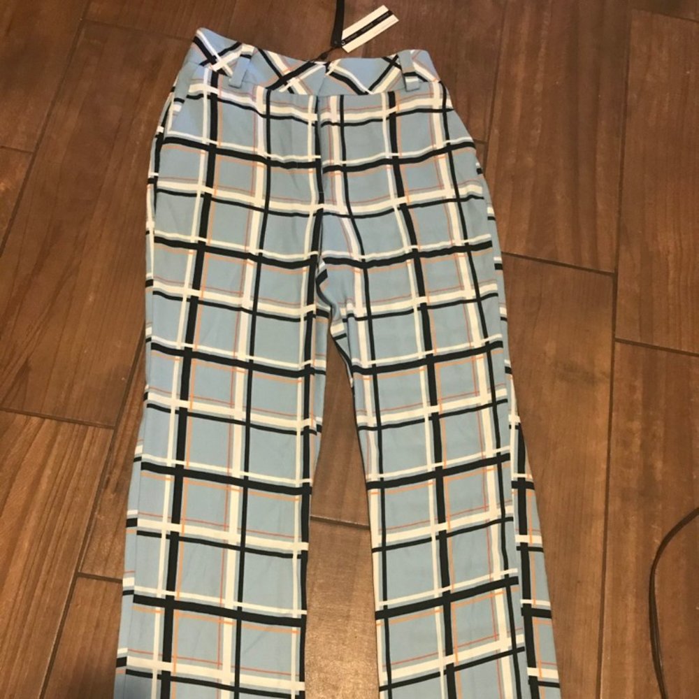 Topshop plaid pants